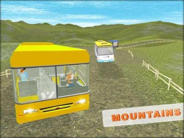 Tourist Bus Offroad Driving 3D screenshot 7