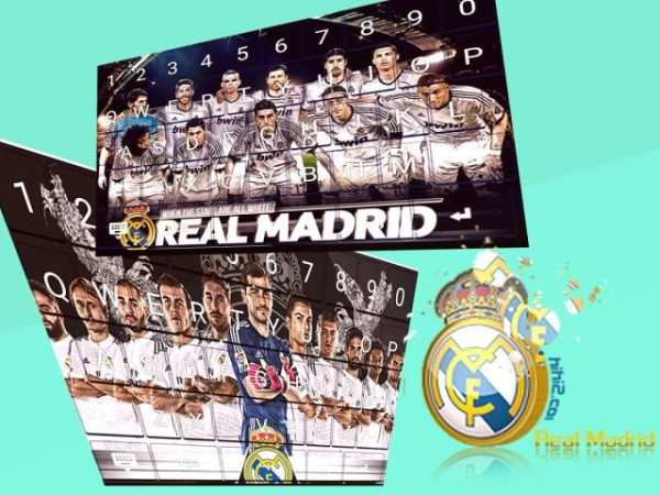 Real madrid keyboard themes screenshot 2