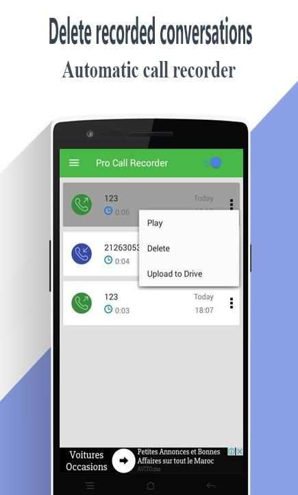 Call Recorder Free - ACR screenshot 3