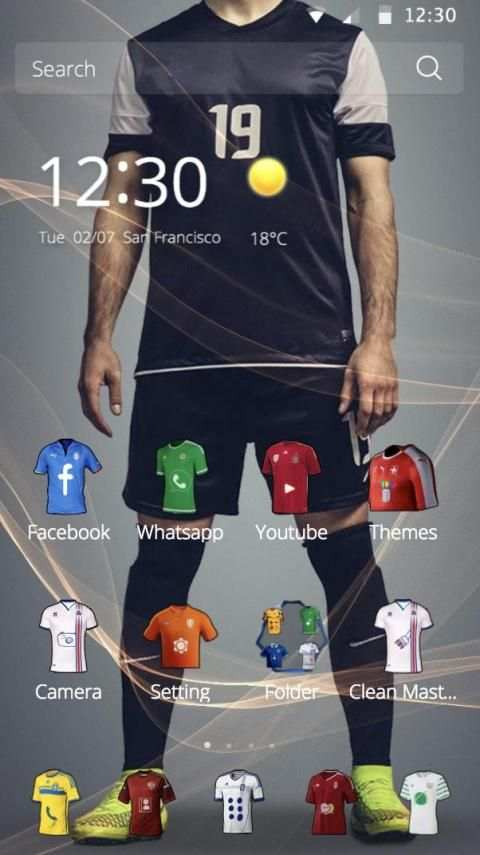 jersey soccer theme स्क्रीनशॉट 4
