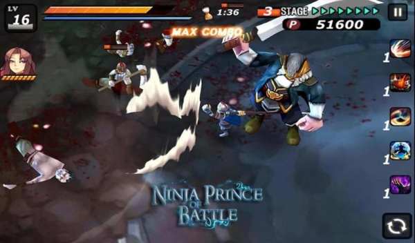 Ninja Prince Of Battle скриншот 1