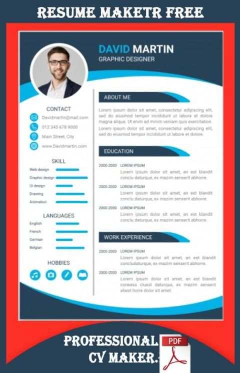 cv maker 2019 / Portfolio Maker 2019 Resume .PDF screenshot 4