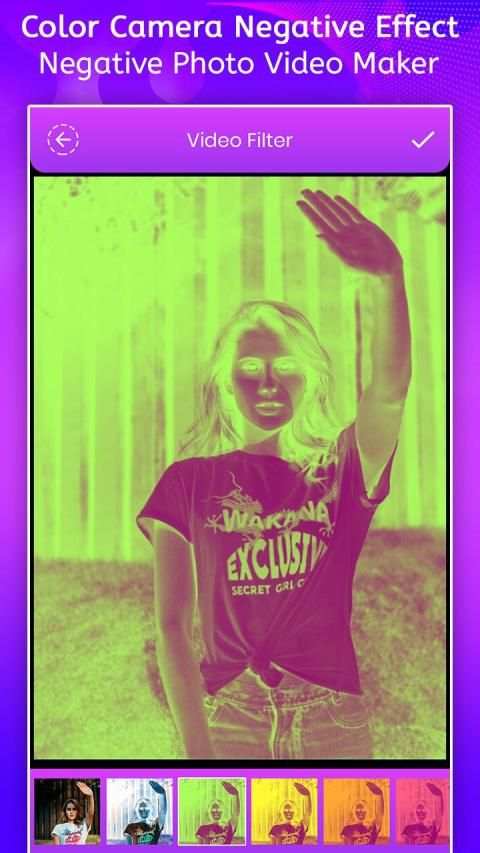 Color Camera Negative Effect-Negative Video Maker screenshot 3