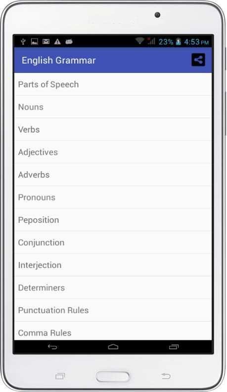 English Grammar screenshot 2
