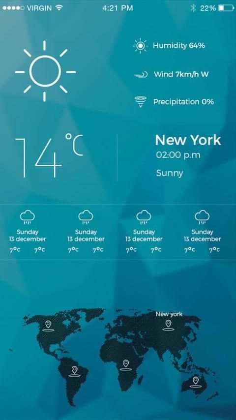 weather & Radar Forecast скриншот 1