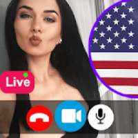 Chat America : chat video Random American Girls us on 9Apps