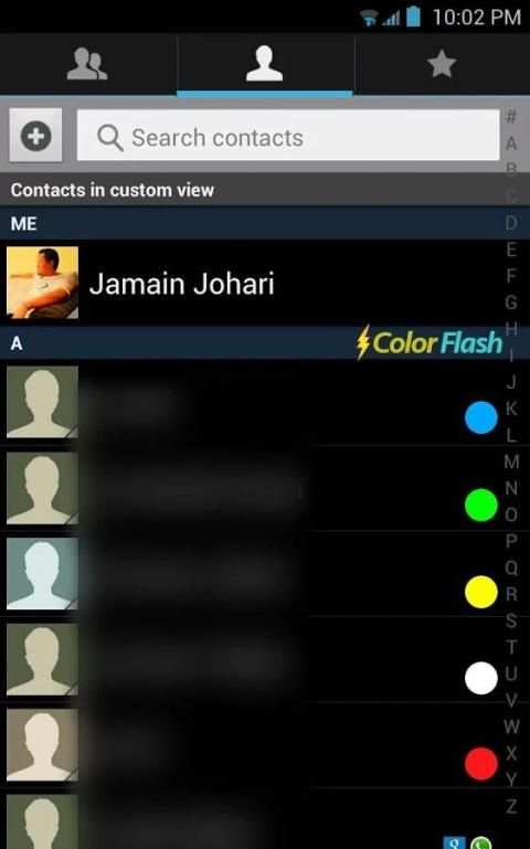 Color Flashlight Call and SMS! स्क्रीनशॉट 2