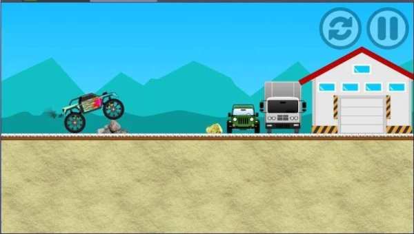 monster truck fire screenshot 2