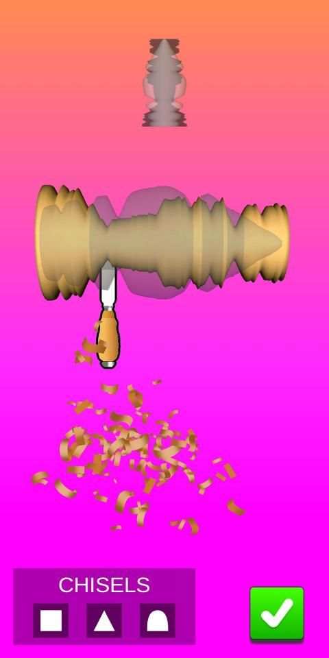 Wood Turner Lathe 3D screenshot 3