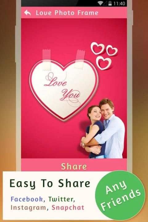 Love Photo Frames screenshot 1