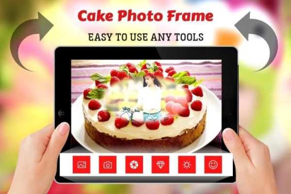 Cake Photo Frame स्क्रीनशॉट 2