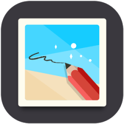 Text on photo - Write Pictures आइकन