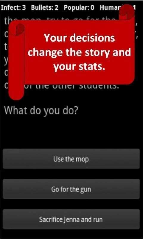 Zombie High: Choices Game RPG screenshot 4