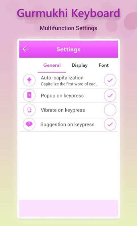 Gurmukhi Keyboard screenshot 3