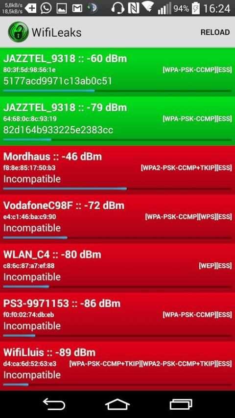 WifiLeaks screenshot 1
