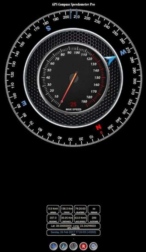 GPS Compass Speedometer Pro screenshot 2