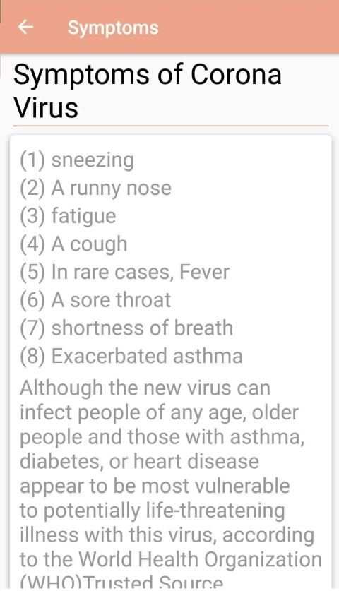Corona Virus Do and Do Not स्क्रीनशॉट 2
