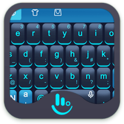 Blue Science Keyboard Theme أيقونة