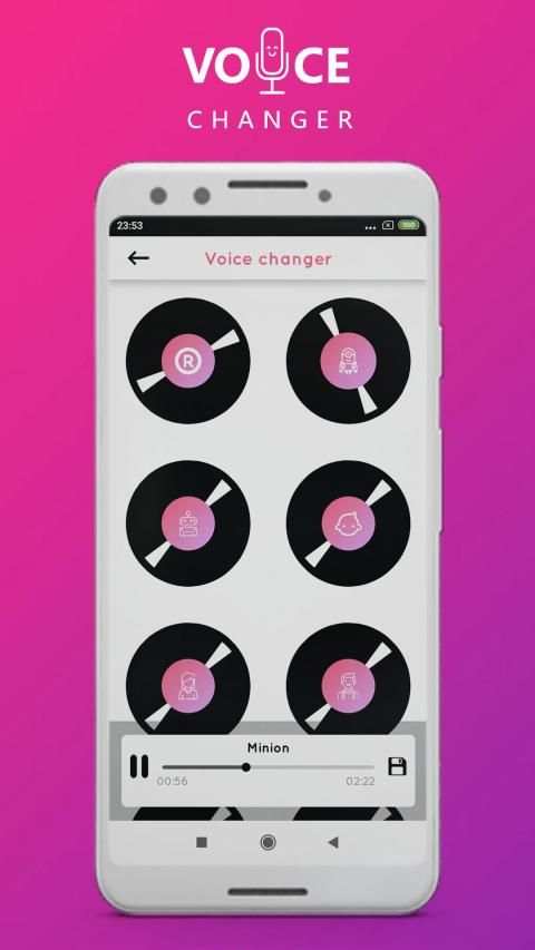 Voice changer - funny sound स्क्रीनशॉट 5