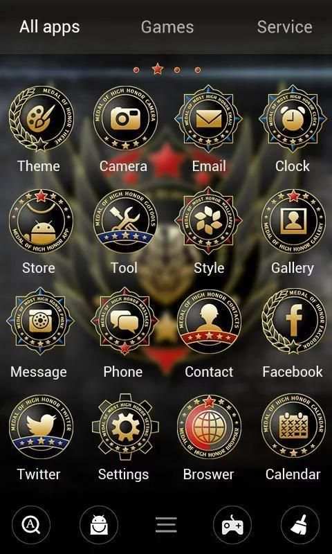 Honor Badge V Launcher Theme screenshot 3