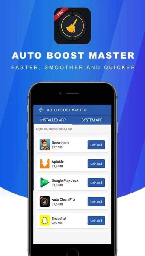 Auto Boost Master Clean screenshot 2