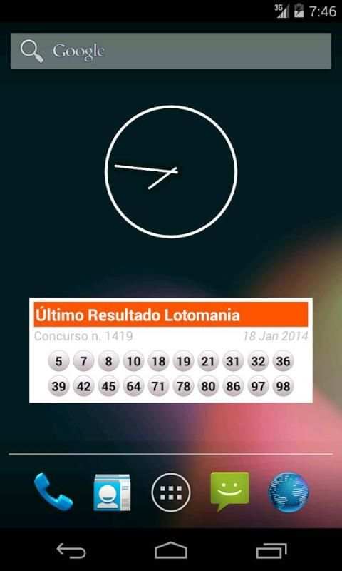 Minha Lotomania Lite screenshot 1