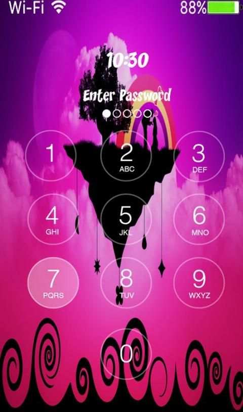 Love couple lock screen screenshot 1