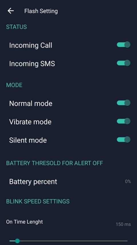Flash on Call & SMS screenshot 3