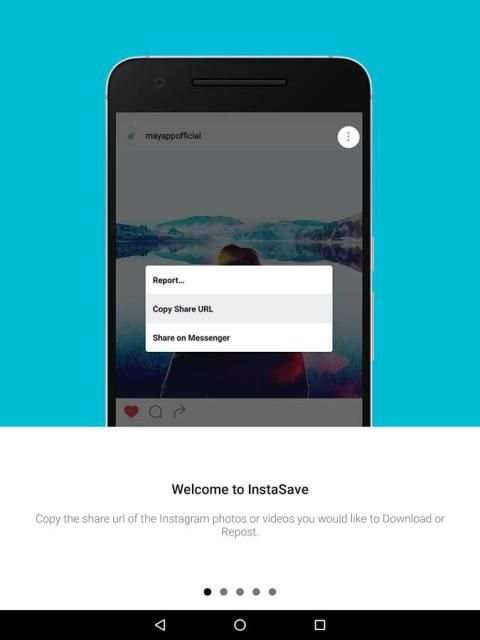 Instasave-Instagram repost app screenshot 1