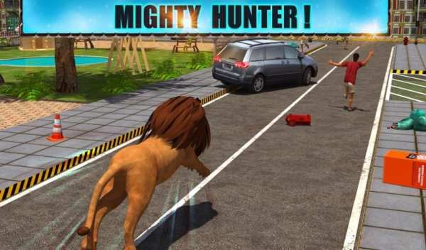 Angry Lion Attack 3D скриншот 3
