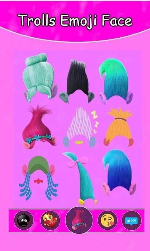Trolls Emoji Face скриншот 3
