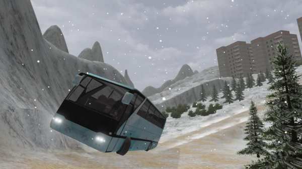 Offroad Snow Bus Driver 2017 screenshot 5