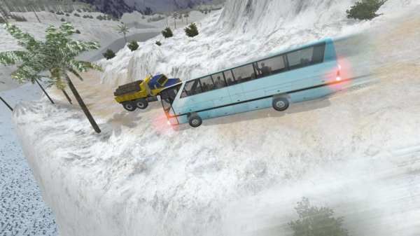 Offroad Snow Bus Driver 2017 screenshot 1