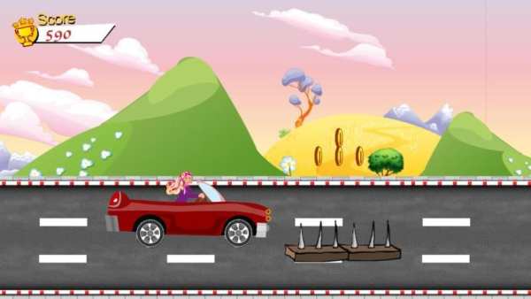 Traffic Car Racing for Barbie скриншот 3
