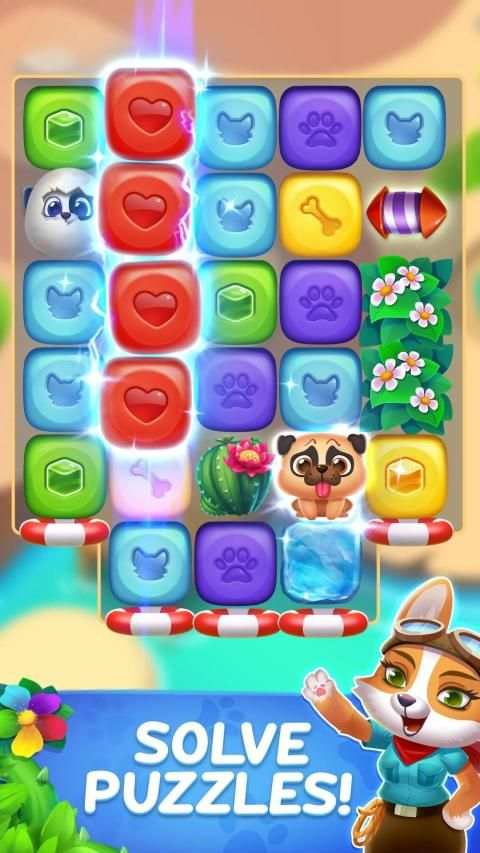Dog Rescue: Blast & Match Cubes screenshot 4