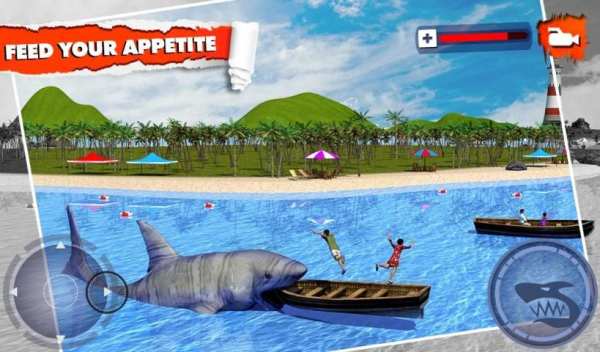 Angry Shark Simulator 3D 4 تصوير الشاشة