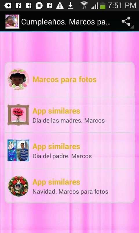 Cumpleaños. Marcos para fotos screenshot 6