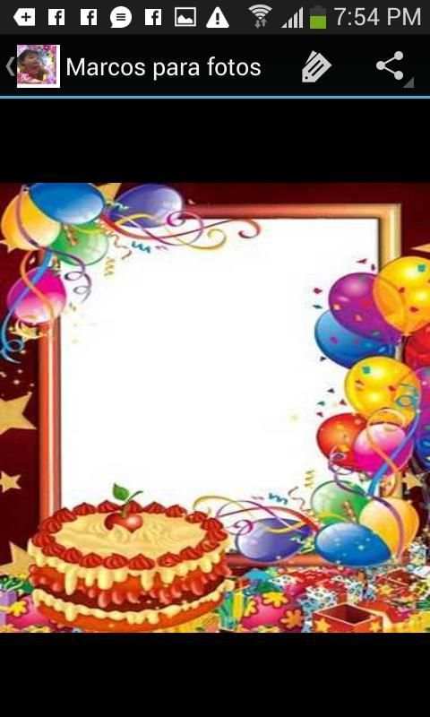 Cumpleaños. Marcos para fotos screenshot 3