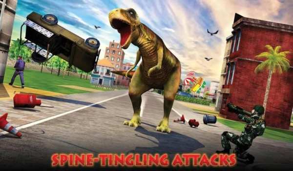 Dino City Rampage 3D 4 تصوير الشاشة