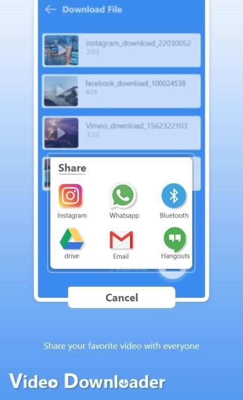 Free Video Downloader screenshot 1