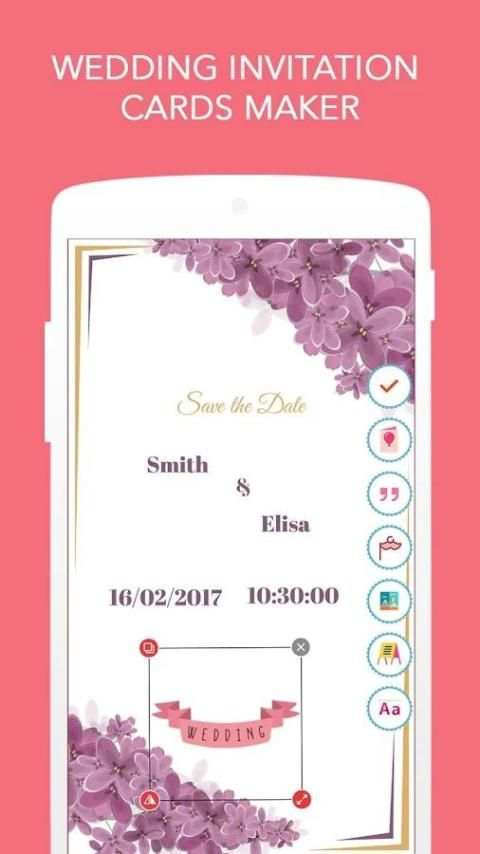 Wedding Invitation Cards Maker скриншот 7