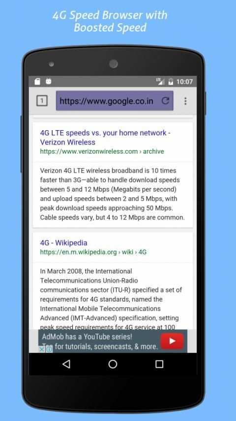 LTE Browser screenshot 3