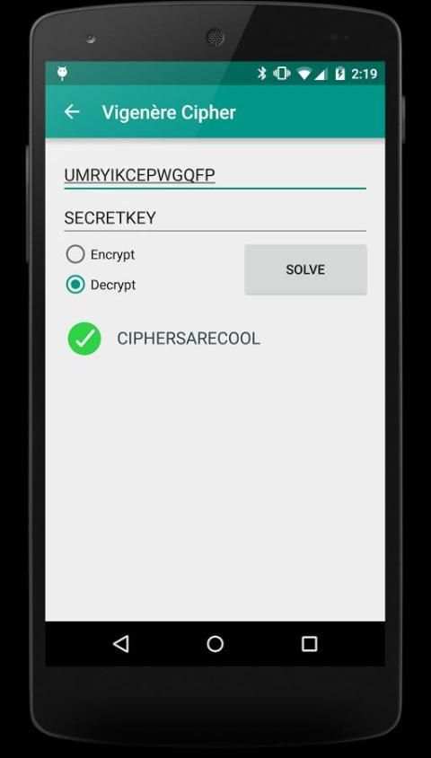 Cipher Solver скриншот 4