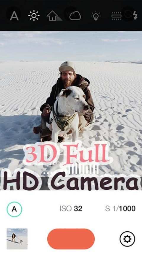 3D Full HD камера Pro скриншот 1