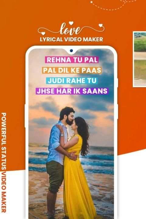 Love Lyrical Video Status Maker स्क्रीनशॉट 6
