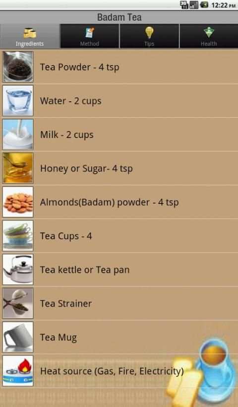 Tea Recipes स्क्रीनशॉट 7