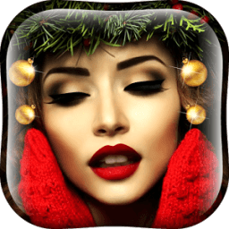 ikon Tahun Baru Rias Editor Foto