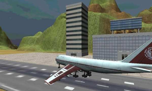 3D Airplane Flight Sim скриншот 2