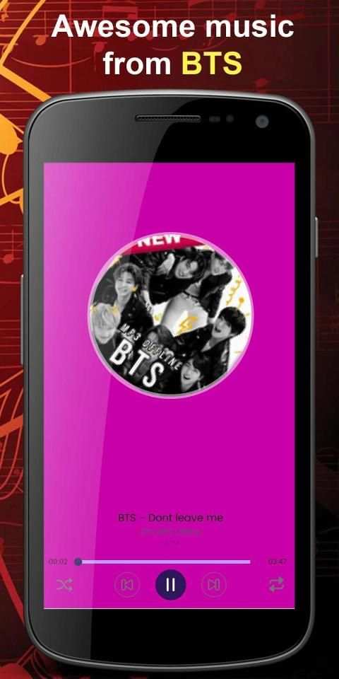 BTS MP3 Offline स्क्रीनशॉट 1