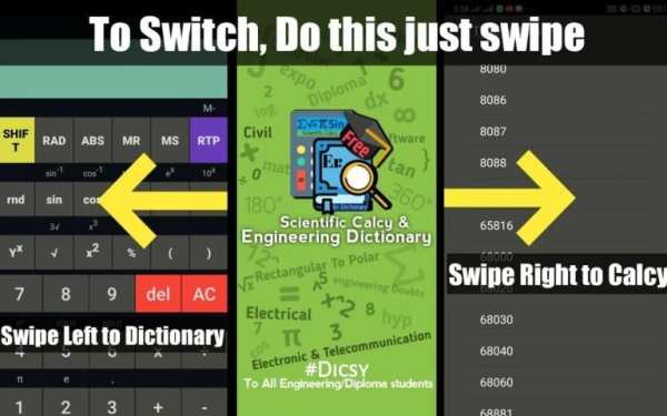 DICSY - (Offline Engineering Dictionary+ Calcy) स्क्रीनशॉट 1